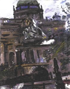 Die Schlossfreiheit in Berlin by Lovis (Franz Heinrich Louis) Corinth