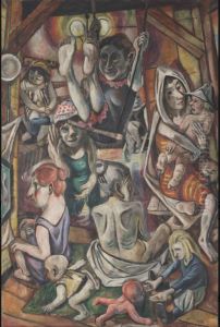 Frauenbad by Max Beckmann