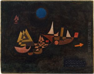 Abfahrt der Schiffe by Paul Klee