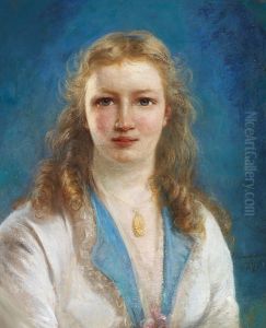Portrait of Caroline Elisabeth Nanny Jerichau. Portrait of Caroline Elisabeth Nanny Jerichau.