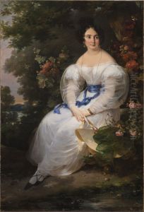 Young Woman Seated in the Shade of a Tree