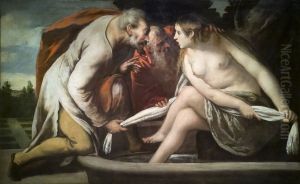 Susanna and the elders by Pietro della Vecchia