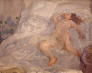Le grand lit by Alfred Philippe Roll