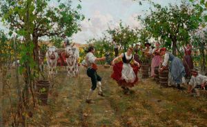 The Harvest Dance by Raffaello Sorbi