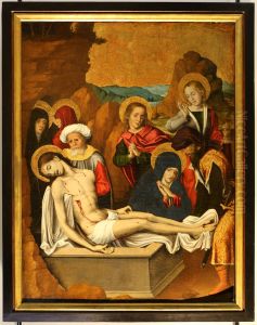 Deposizione di Gesu by Pietro Cavaro