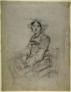 Portrait of Madame Haudborg-Lescot by Jean Auguste Dominique Ingres