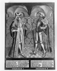 Haarlemse gravenportretten: Dirk I en Dirk II by Netherlands