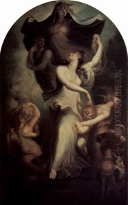 Euphrosyne vor der Phantasie und der Temperantia (Massigkeit) Euphrosyne vor der Phantasie und der Temperantia (Massigkeit)