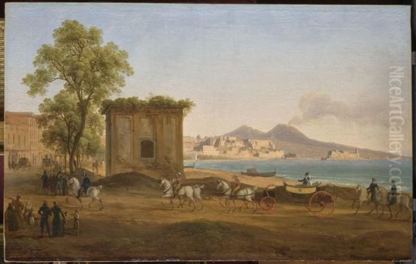 Le golfe de Naples, vu du Pausilippe - view 1