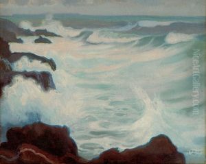 Sea in Brittany by Stanislaw Ignacy Witkiewicz (Witkacy)