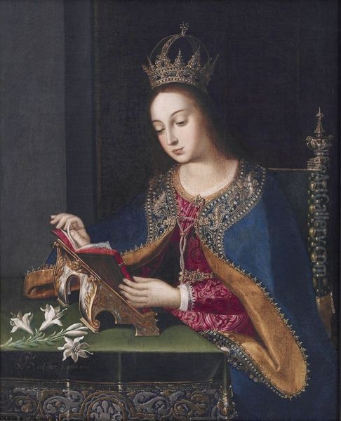 Virgen Maria leyendo - view 1