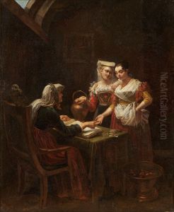 The Fortune Teller by Hortense Haudebourt-Lescot