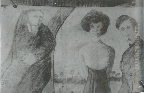 Little Jew and his betrothed - view 1