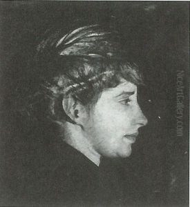 Portrait of Jadwiga Janczewska, in profile