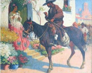 Cordoue : Le Jour De Fete by Eugene Cadel