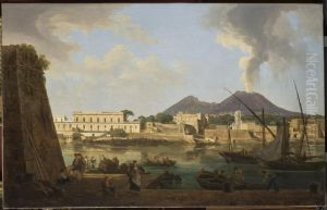 Le golfe de Naples, vu de Chiaja