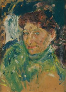 Bildnis der Mutter Marie Gerstl by Richard Gerstl