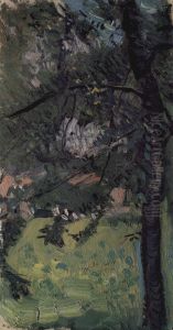 Wiese mit Hausern im Hintergrund thumbnail