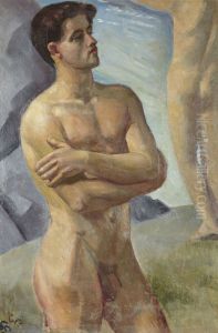 Bathing Men by Georg Pauli