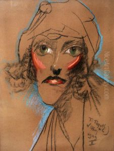 Portret Pani Zukowskiej by Stanislaw Ignacy Witkiewicz (Witkacy)
