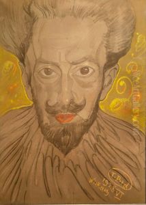 Portret Dr. Prospera Szmurly by Stanislaw Ignacy Witkiewicz (Witkacy)