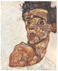 Self-Portrait with Bare Shoulder