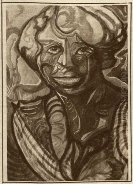 Portrait of a woman, "second painting" - view 1