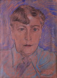 Portrait of Halina Krahelska