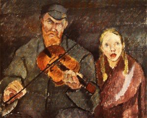 Blind Musician by Alvar Cawen