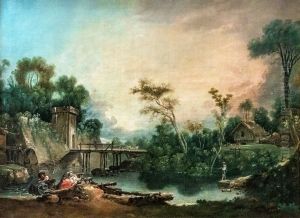 Landscape by Francois Boucher