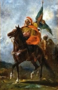Le chef arabe by Eugene Fromentin