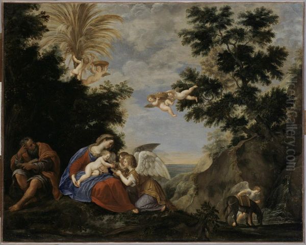 Rest on the Flight to Egypt - view 1