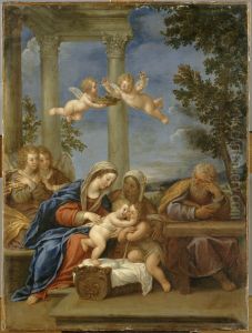 Sainte Famille by Francesco Albani