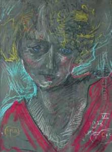 Portret kobiety by Stanislaw Ignacy Witkiewicz (Witkacy)