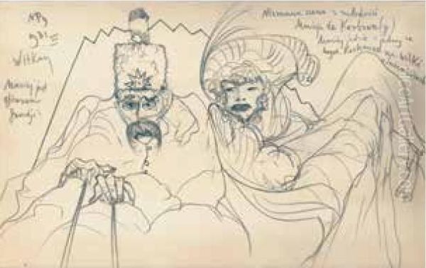 Unknown scene from Maciej de Korbow's youth - view 1