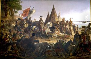 Discovery of the Mississippi by De Soto by William Henry Powell