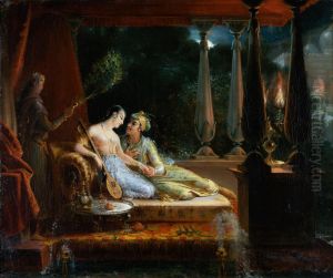 Scheherazade and Shahryar by Marie-Eleonore Godefroid