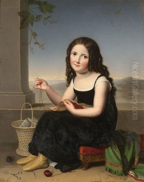 The Young Embroiderer - view 1