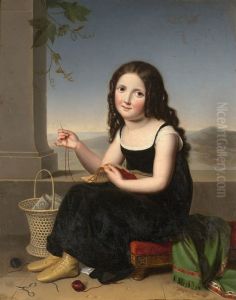 The Young Embroiderer by Jeanne-Elisabeth Chaudet