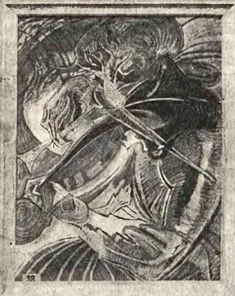 Panna F. grajaca na skrzypcach - view 1