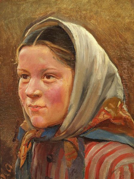Portrait of a fisher girl. - view 1