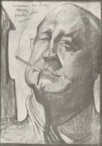 Portrait of a man by Stanislaw Ignacy Witkiewicz (Witkacy)