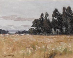 Meadow With Trees Beyond by Giuseppe Cadenasso