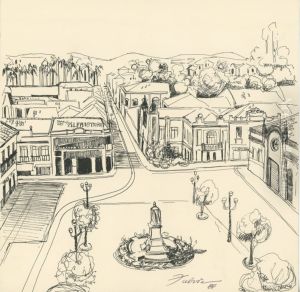 Vista parcial da Praca Jose Bonifacio by Fulvia Goncalves
