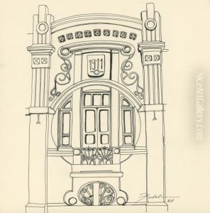 Fachada com curvas e ornamentacoes by Fulvia Goncalves