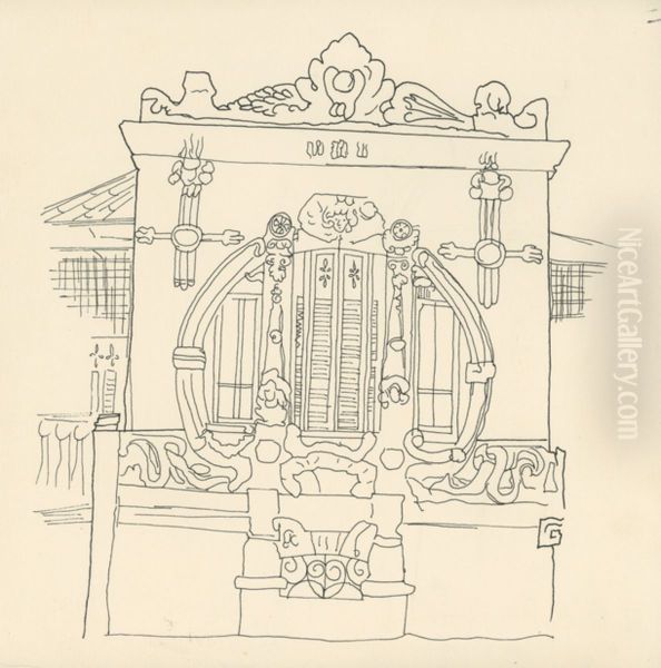 Casa com fachada ornamentada - view 1