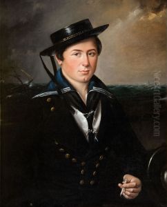 Portrait d'un matelot vers 1860