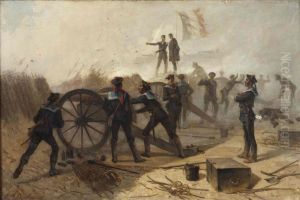 Les marins au Fort Valerien by Auguste Doviane