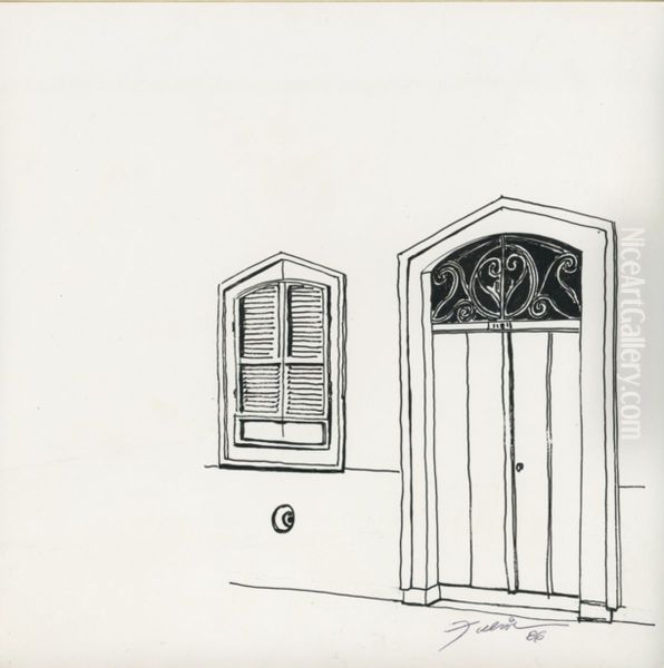 Porta e janela - Praca XV de Novembro - view 1