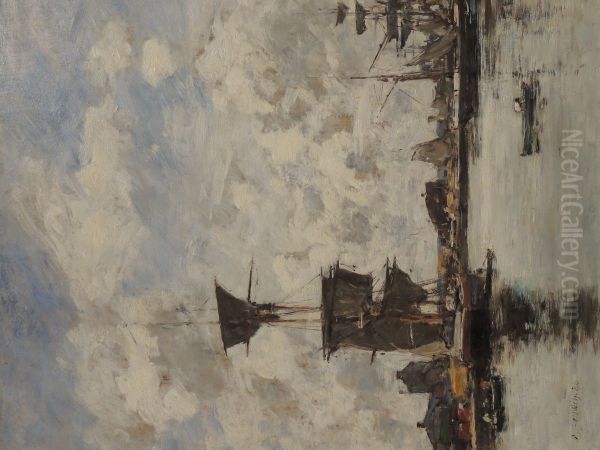 Deauville, le bassin - view 1
